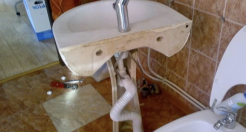 Установка раковины в Котласе